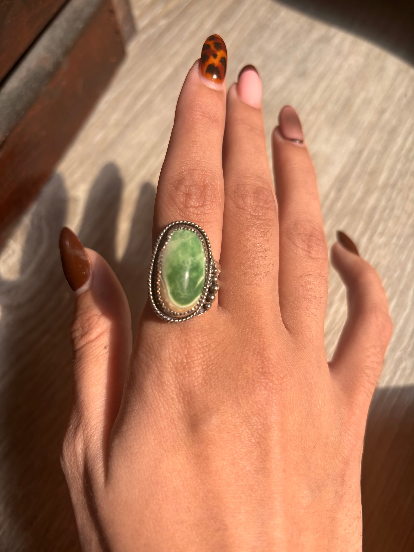 Variscite ring