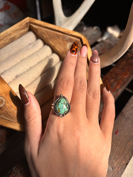 Kingman turquoise ring